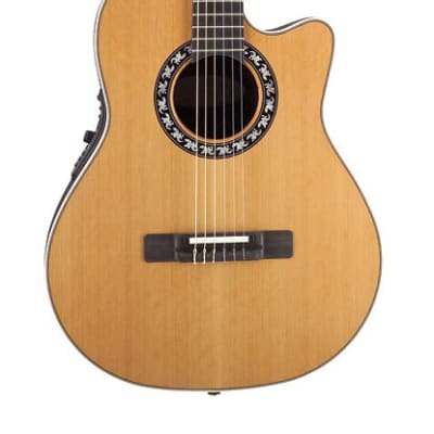 Ovation Elite AX Acoustic-Electric Nylon String Guitar - Natural for sale