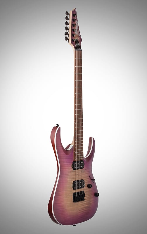 Ibanez RGA42FM Electric Guitar, Trans Purple Burst Flat | Reverb