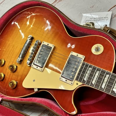 Gibson Custom Shop '59 Les Paul Standard Reissue 2023 Aged Sunrise Teaburst New Unplayed Auth Dlr 8lb10oz #104 image 8