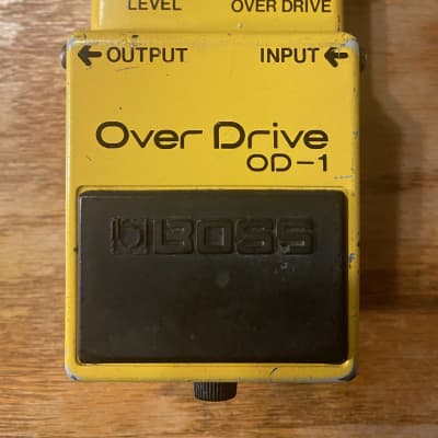 BOSS OD-1 OverDrive 1979 RC3403ADB Silver Screw | Reverb