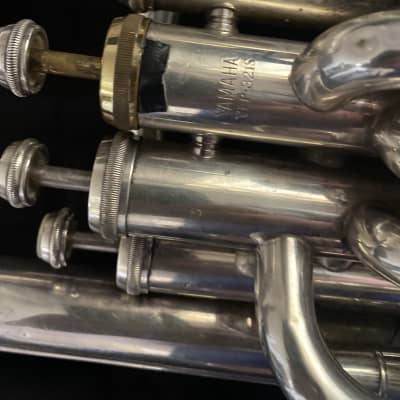 Yamaha YEP-321S Intermediate 4-Valve Euphonium 2010s - Silver-Plated image 8