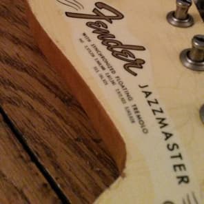 Fender Jazzmaster 1965 white neck 'dot & bound' image 9