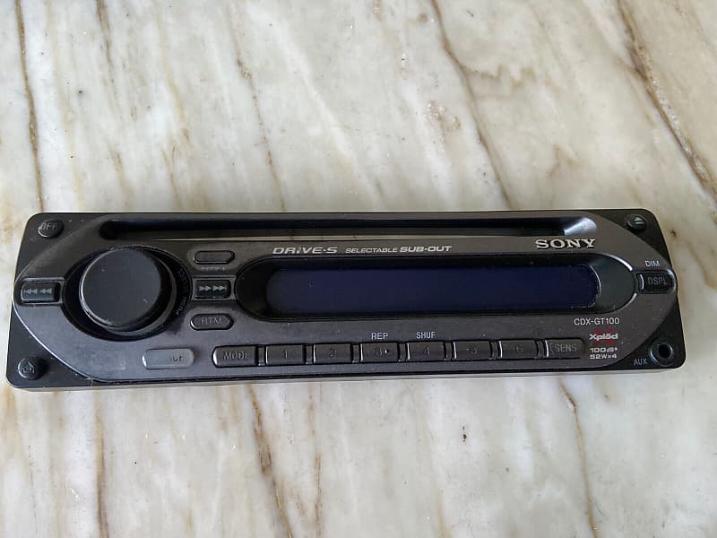 Sony Cdxgt100 Original Car Radio Faceplate Head Unit Only Reverb