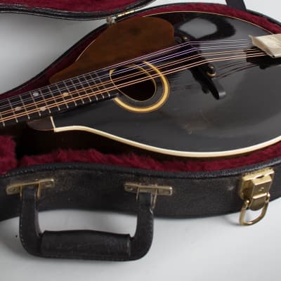 Gibson  Style A Snakehead Carved Top Mandolin (1927), ser. #81326, black tolex hard shell case. image 12