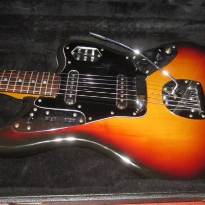 ~1994 Fender Jaguar Sunburst Made in Japan with Nice Fender Hardshell Case image 10
