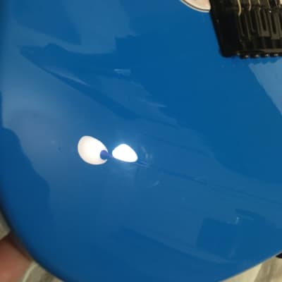 Electric Blue “Tom Delonge Style” Squier Stratocaster Partscaster image 18