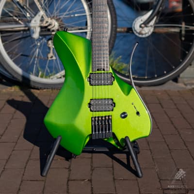 Dean Gordon Mirus Headless 6-String in Java Green Metallic image 2