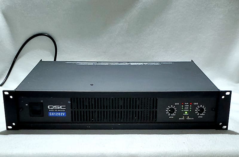 QSC CX1202V Professional 2-channel Stereo Power Amplifier | Reverb