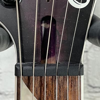 Jackson X Series Soloist SLX HT Spalted Maple Transparent Purple Burst Guitar image 12
