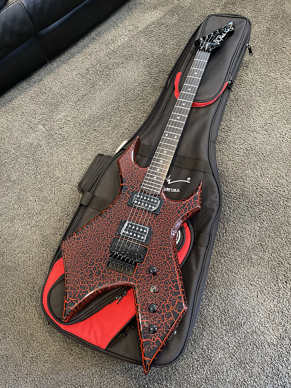 B.C. Rich Stranger Things Warlock 2022 Red Crackle #299 of | Reverb