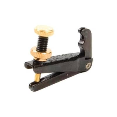 Wittner Fine Tuners for Violin Viola and Cello - 15 1/2" / Viola / Black with Gold Screw & Nut image 2