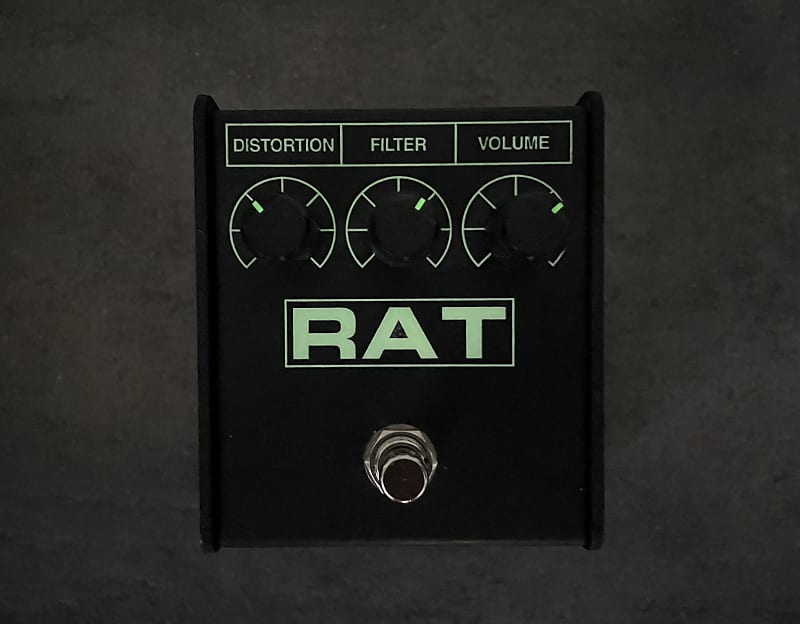 ProCo RAT Made in USA OP07DP Distortion Guitar Effect Pedal RT-265596