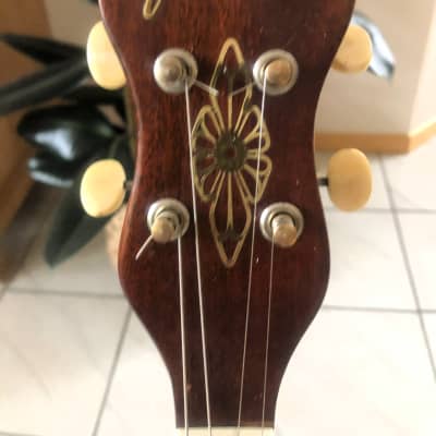 Framus tenor banjo, late Dixi model, vintage 1965 - brown/silver image 8