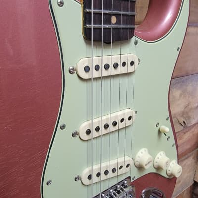 Fender Limited Edition Custom Shop 64 Journeyman Relic Stratocaster - Aged Burgandy Mist w/ Hard Case image 8