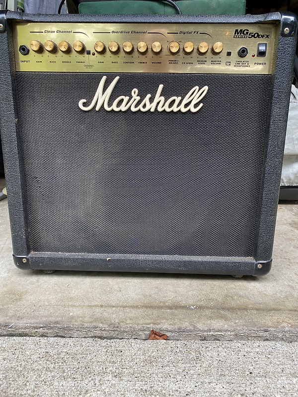 Marshall MG MG50DFX 2-Channel 50-Watt 1x12" Solid State Guitar Combo 2004 - 2008 - Black image 1