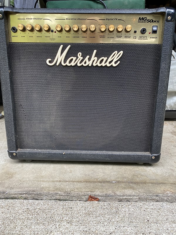 Marshall MG MG50DFX 2-Channel 50-Watt 1x12 Solid State Guitar Combo 2004 -  2008 - Black