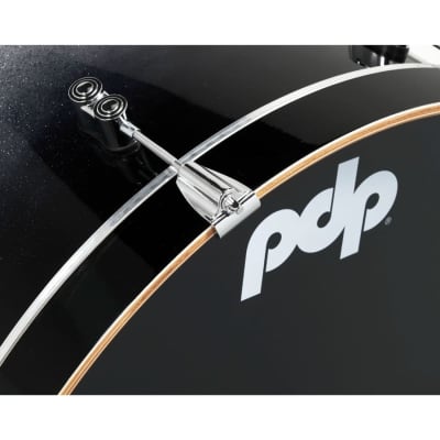 PDP Concept Maple 5pc Drum Set Silver To Black Fade image 4