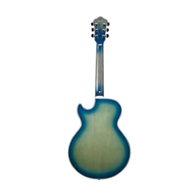 Ibanez George Benson Signature 6-String Hollow Body Electric Guitar (Jet Blue Burst, Right Handed) image 4