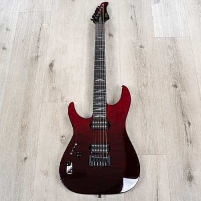 Schecter Reaper Elite 6 Left-Handed Guitar, Ebony Fretboard, Blood Burst image 3