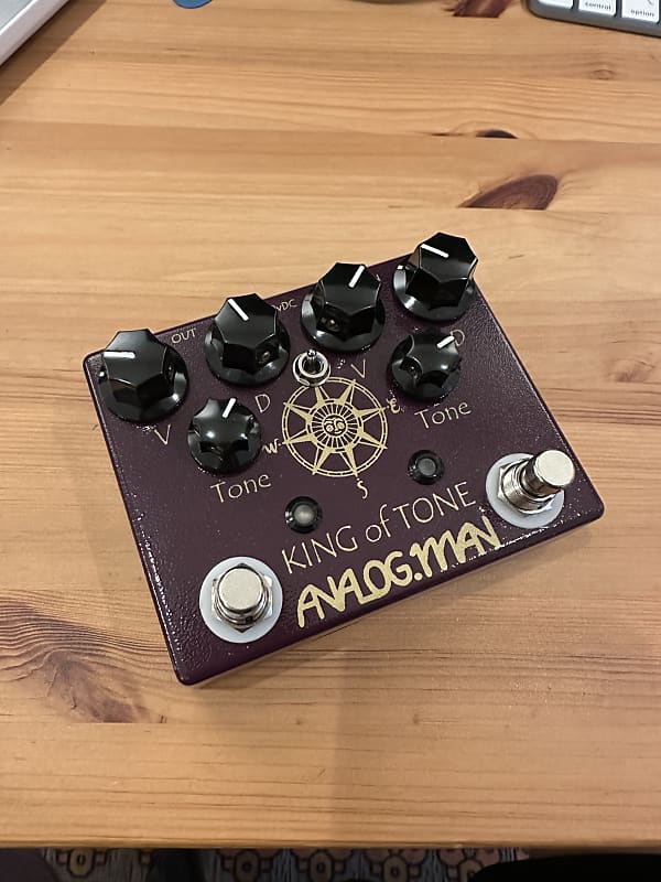 Analogman King of Tone V4 with Both Side High Gain Option | Reverb