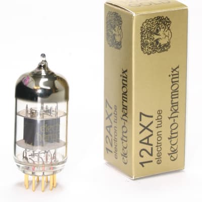 3 Pack Electro-Harmonix 12AX7 EH gold pins Preamp Tubes | Reverb Canada