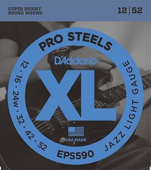 D'Addario EPS590 ProSteels Jazz Light Electric Guitar Strings image 1