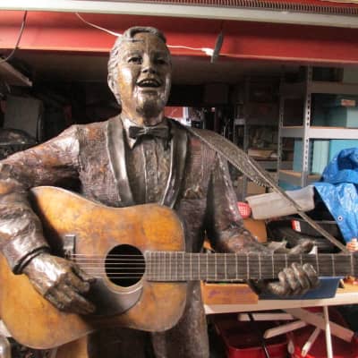 AEI Music Network Bill Haley bronze statue 1980 image 2
