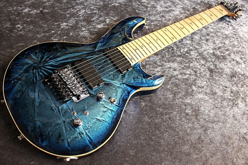 G-Life Guitars G-Phoenix Custom Ⅶ Stardust Blue Moon [7 string][Made in  Japan][IKE011]