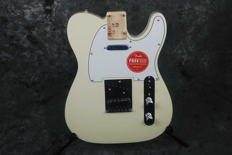 Squier Affinity Series Telecaster - Olympic White LOADED BODY Lightweight  5.6 Pounds Tele Like Factory New Only Played to Test High Gloss Finish