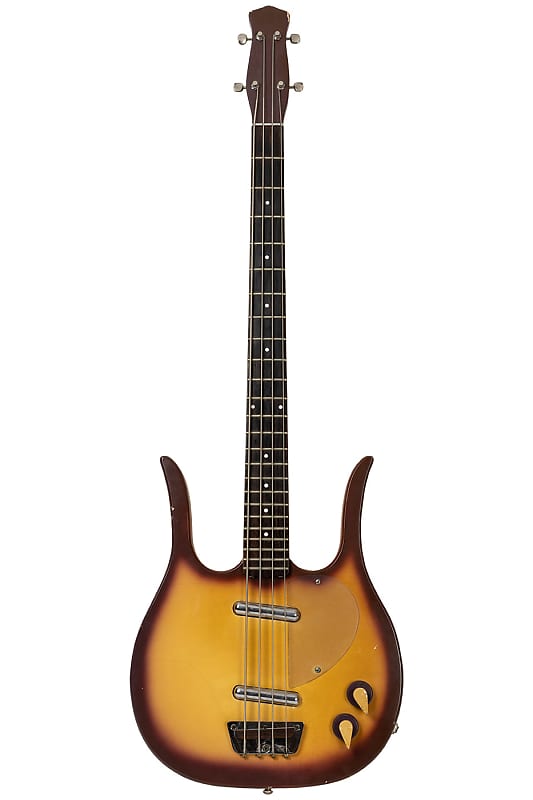 1959 Danelectro Longhorn Bass Brown Burst | Reverb