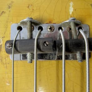 Fender  Precision Bass with matching Tweed Bassman amp Set 1951 See Thru Blonde image 13
