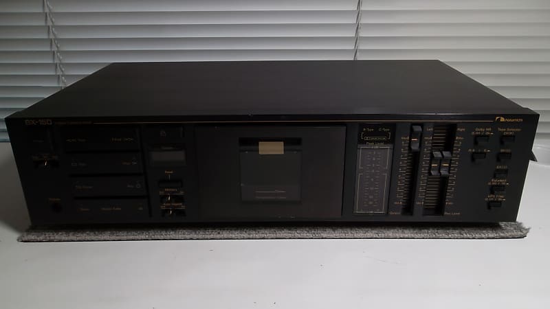 1984 Nakamichi BX-150 Black Stereo Cassette Deck Excellent, Serviced, New Belts & Tire 01-2022 #533 image 1