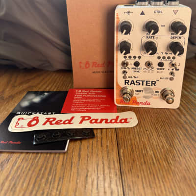 Reverb.com listing, price, conditions, and images for red-panda-raster-2
