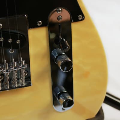 2015 Legator Opus OTH-200SE Semi-Hollow 'T' Style Electric Guitar in Cream Finish image 12