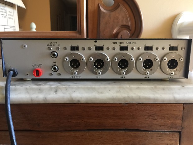 【ヴィンテージ】Shure M68 マイクミキサー 1960年代　ジャンク扱い Yahoo!オークション - Shure m68 マイク ミキサー
