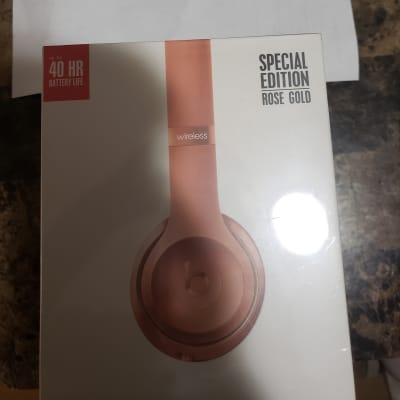 Nib* Beats by Dr Dre Solo3 Solo 3 Bluetooth Wireless MPN# MNET2LL/A 2017 Rose Gold image 4