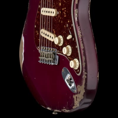 Fender Custom Shop Austin Macnutt Masterbuilt Empire 67 Stratocaster Relic - Midnight Wine #64210 image 7