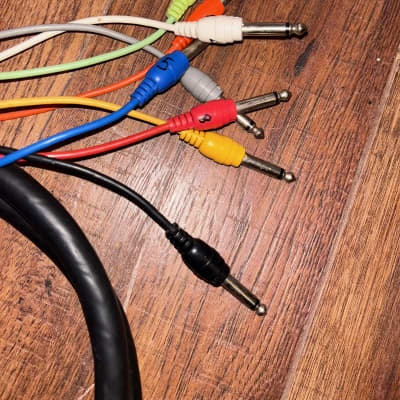 Hosa Snake 6 ft 8 channel 0.25 mono male to rca male image 3