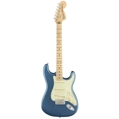 Fender American Performer Stratocaster - Satin Lake Placid Blue w/ Maple FB image 2
