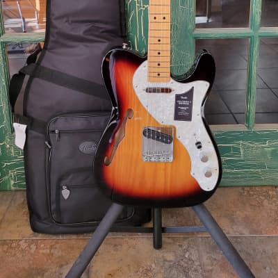 2023 Fender Vintera II 60's Telecaster Thinline Semi Hollow 3 Color Sunburst w/ Deluxe Bag ***New Demo! image 1