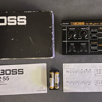 Boss DR-55 Dr. Rhythm Analog Drum Machine w/ box, manuals, | Reverb