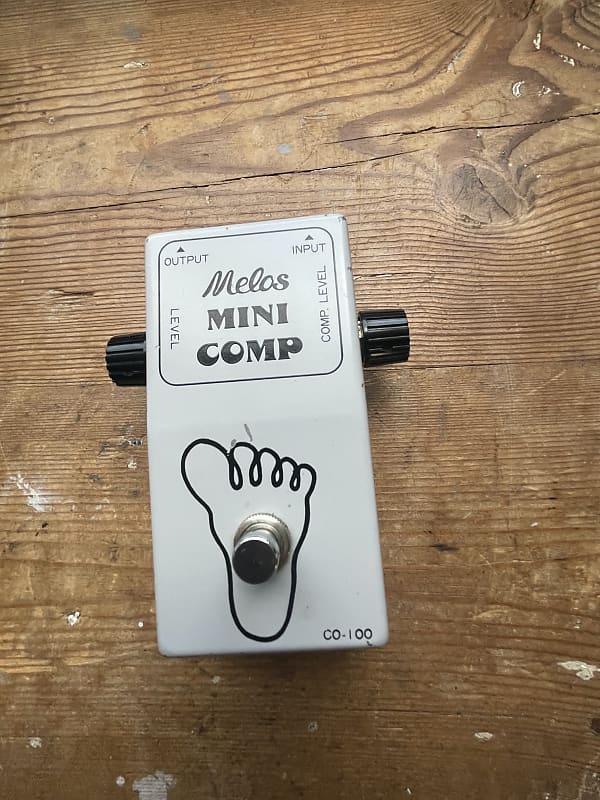 Vintage rare 1970s Melos Compressor guitar pedal made in Reverb