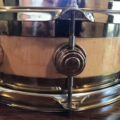 DW Collectors Edge Snare Drum 14x5.5 Gold Hardware Black Badge