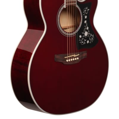 Takamine GN75CE Acoustic Electric Guitar Wine Red image 9