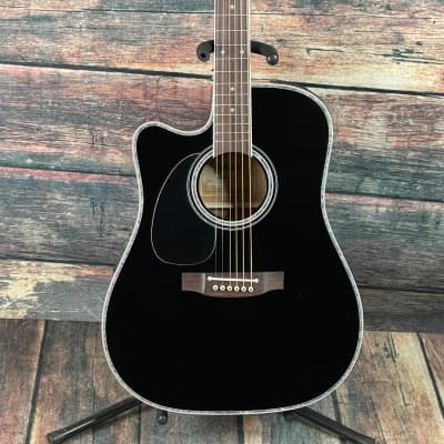Takamine Left Handed EF341DX Acoustic-Electric Guitar image 1
