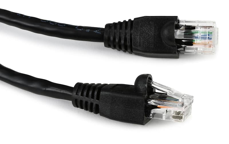 Hosa CAT-5100BK Cat 5e Ethernet Cable - 100 foot image 1