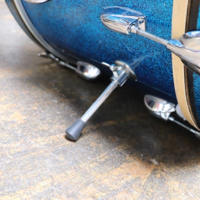 Vintage 1950's/60's Gretsch 6 Ply Shell Pack Blue Sparkle image 7