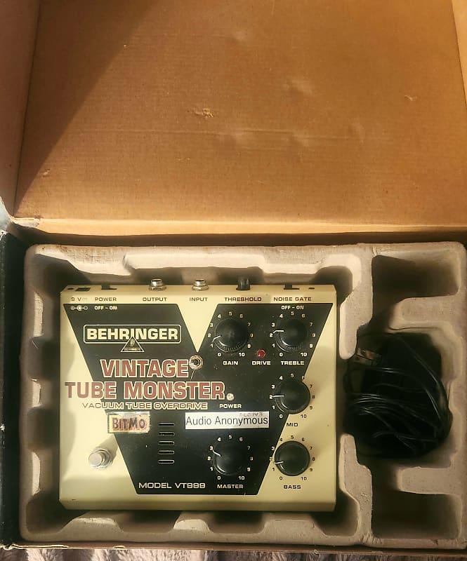 Behringer VT999 Vintage Tube Monster Vacuum Tube Overdrive MODDED 