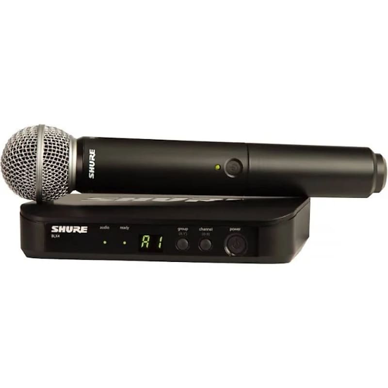 Shure BLX24/SM58 Handheld Wireless Microphone System image 1