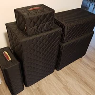 Combo Black Nylon quilted pattern - Combo amp Cover Jim Kelley 30-60 Reverb for sale